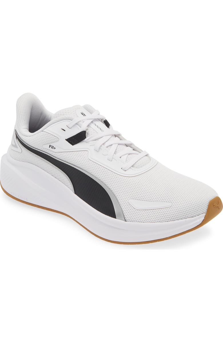 PUMA Skyrocket Lite Running Shoe, Main, color, Puma White-Puma Black-Silver