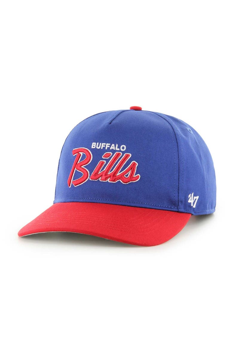 '47 Men's '47 Royal/Red Buffalo Bills Crosstown Two-Tone Hitch Adjustable Hat, Alternate, color, 