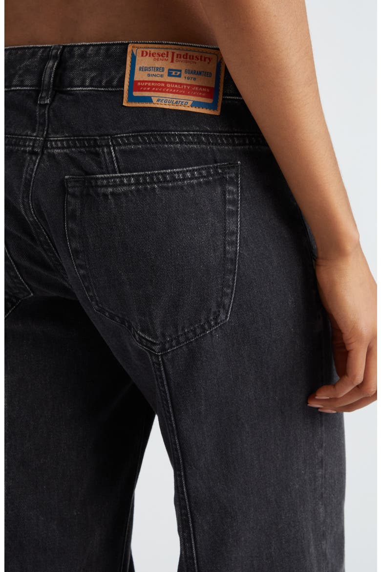 Akii Wide Leg Jeans, Alternate, color, BLACK/DENIM