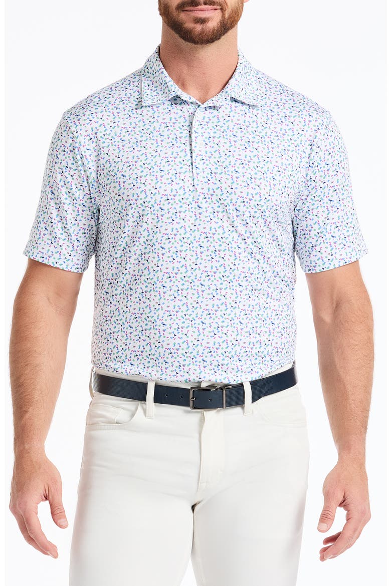 Dayton Short Sleeve Performance Polo, Main, color, WHITE