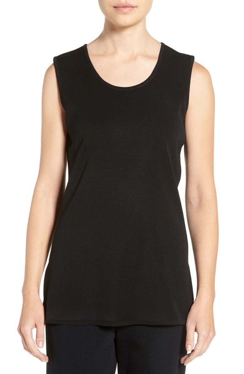 Ming Wang Long Knit Tank, Main, color, 