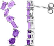 DELMAR Amethyst Drop Earrings
