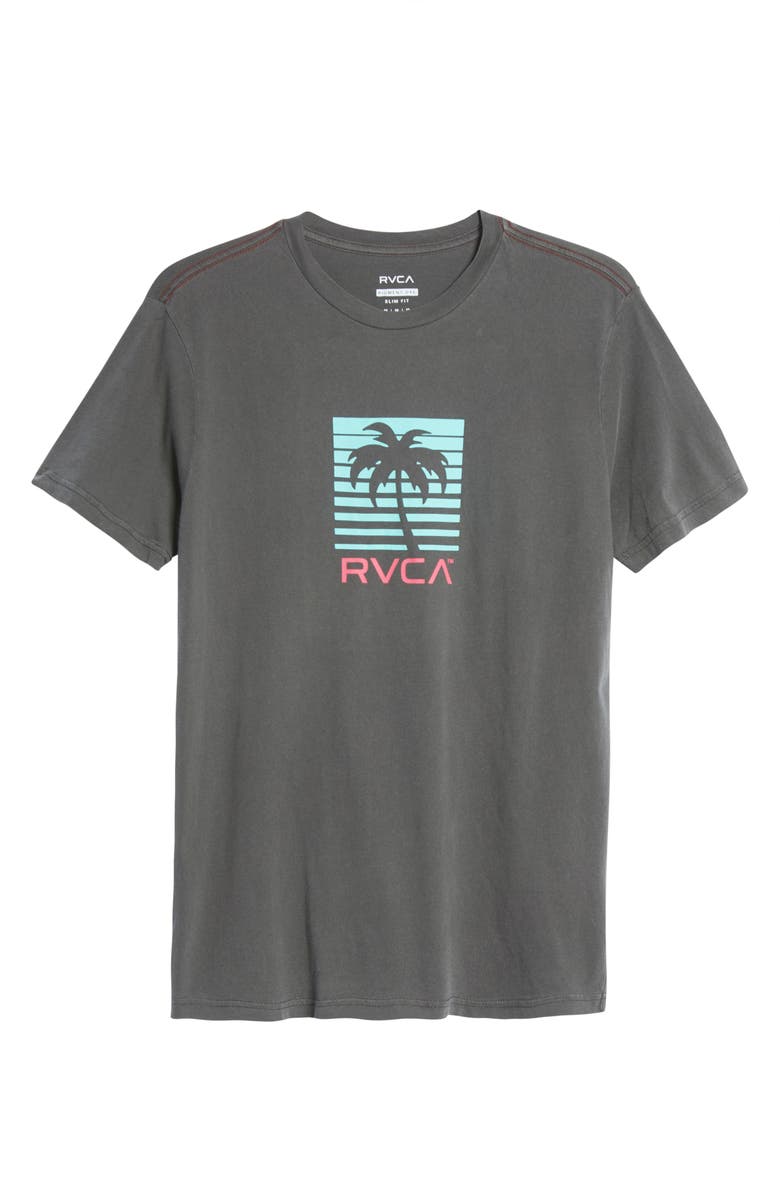 RVCA Palm Beach Cotton Graphic Tee, Alternate, color, 