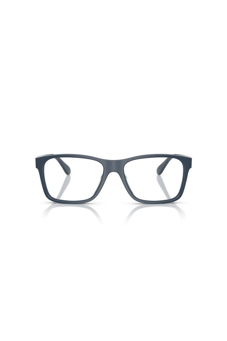 56mm Rectangle optical glasses, Alternate, color, Blue