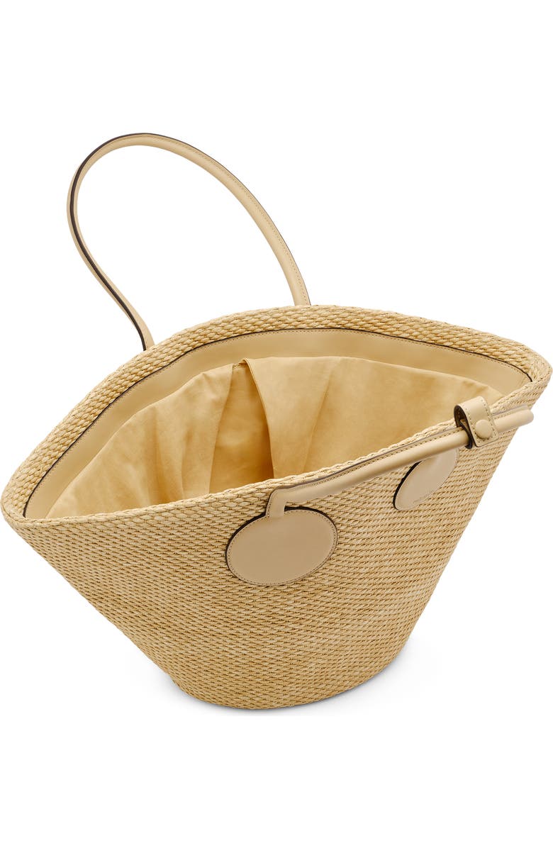 Cult Gaia Jayleen Woven Raffia Tote, Alternate, color, Natural