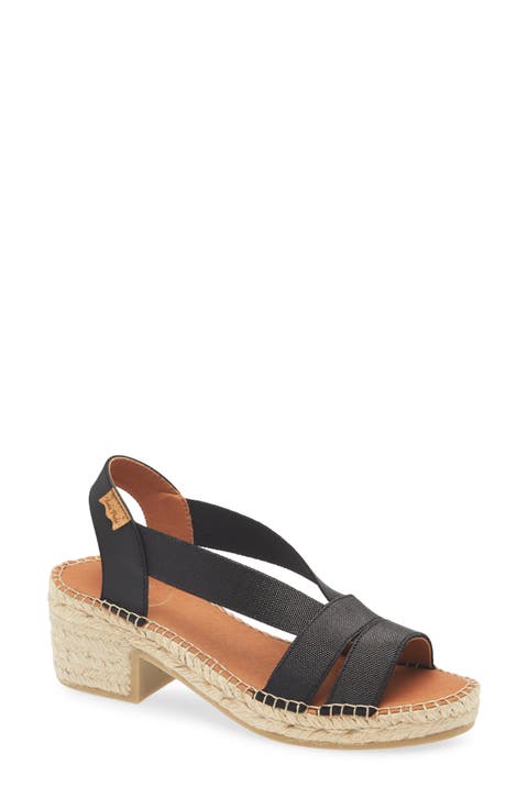 Dama Slingback Espadrille Platform Sandal (Women)