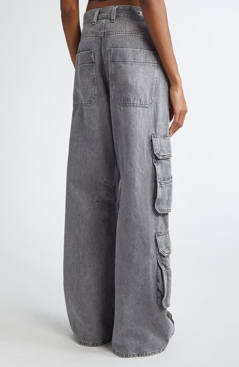 DIESEL<sup>®</sup> D-Sire Wide Leg Cargo Jeans, Alternate, color, 