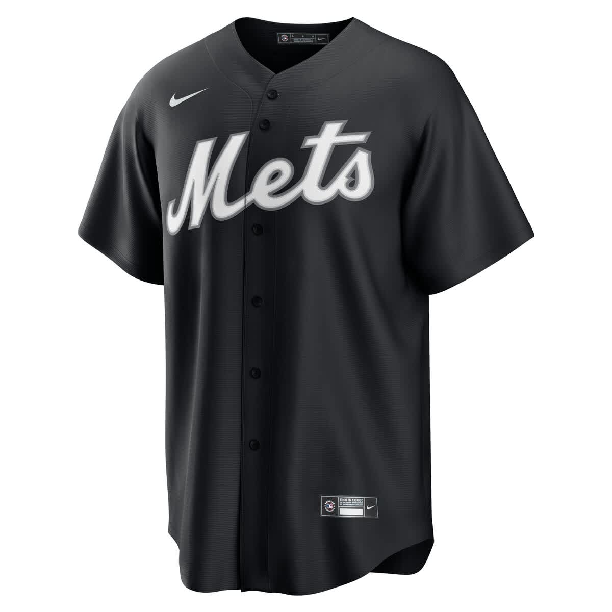 Men's Nike Francisco Lindor Black New York Mets Replica Player
