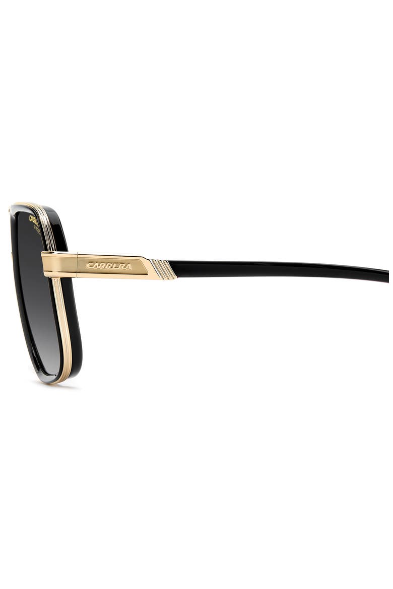 1090/S 60mm Gradient Navigator Sunglasses, Alternate, color, BLACK RED/ DARK GREY SF