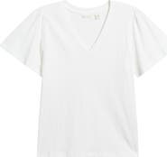 Caslon® Bell Sleeve V-Neck T-Shirt