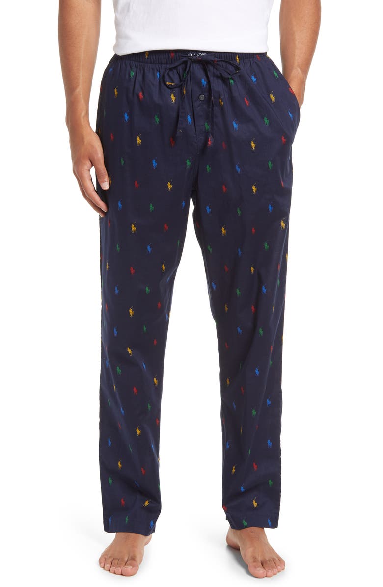 Polo Ralph Lauren Men's Pony Print Pajama Pants, Main, color,