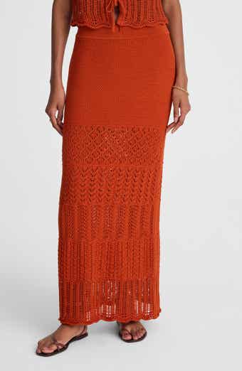 Madewell Pointelle Stitch Maxi Skirt