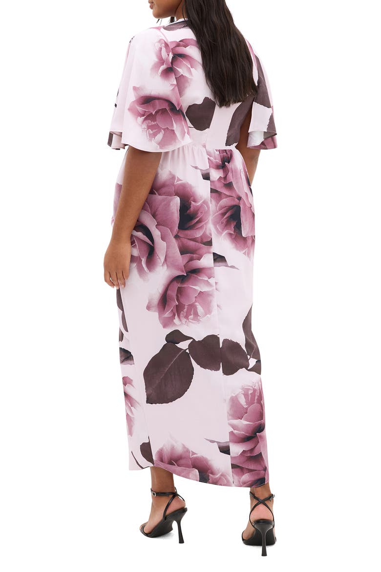 Braelynn Floral Print Maxi Dress, Alternate, color, ROMANTIC BLOOM