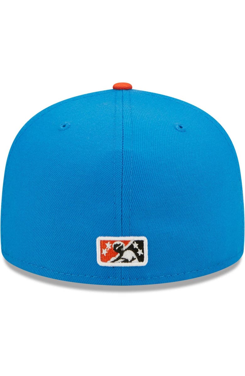 New Era Men's New Era Royal/Yellow Santos de San Pablo Copa De La Diversion 59FIFTY Fitted Hat, Alternate, color, Royal