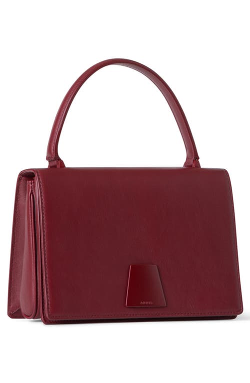 Akris Alice Small Leather Top-handle Bag