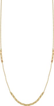 Bony Levy 14K Gold Beaded Chain Necklace