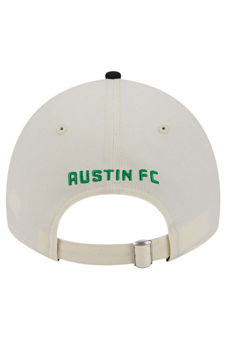 Men's New Era White Austin FC 2024 Kick Off Collection 9TWENTY Adjustable Hat, Alternate, color, White
