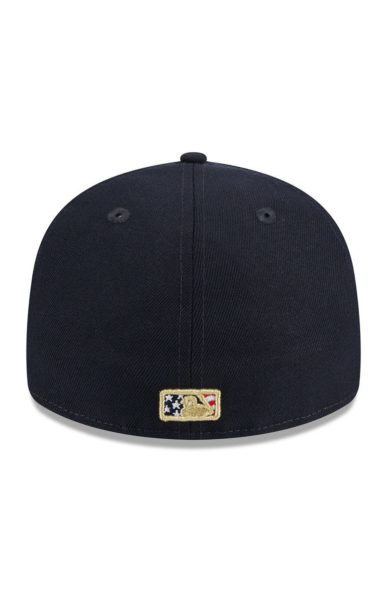 New Era Men's New Era  Navy Chicago Cubs 2023 Fourth of July Low Profile 59FIFTY Fitted Hat, Alternate, color, 