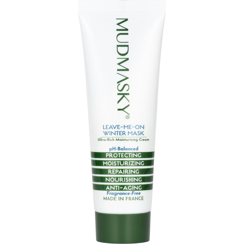 Mudmasky Leave-me-on Winter Mask In Transparent