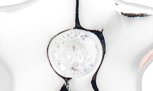 Sandy Liang Cloverdale 2.0 Pearl Drop Earrings In Silver