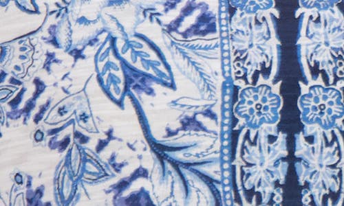 Lucky Brand Floral Cotton & Modal T-shirt In Blue Floral