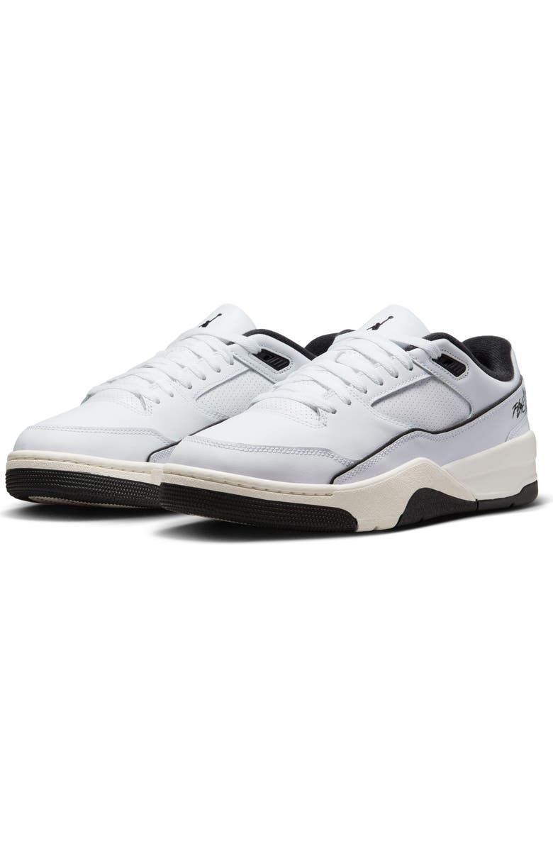 Jordan Flight Court Sneaker, Main, color, White/ Black/ Sail