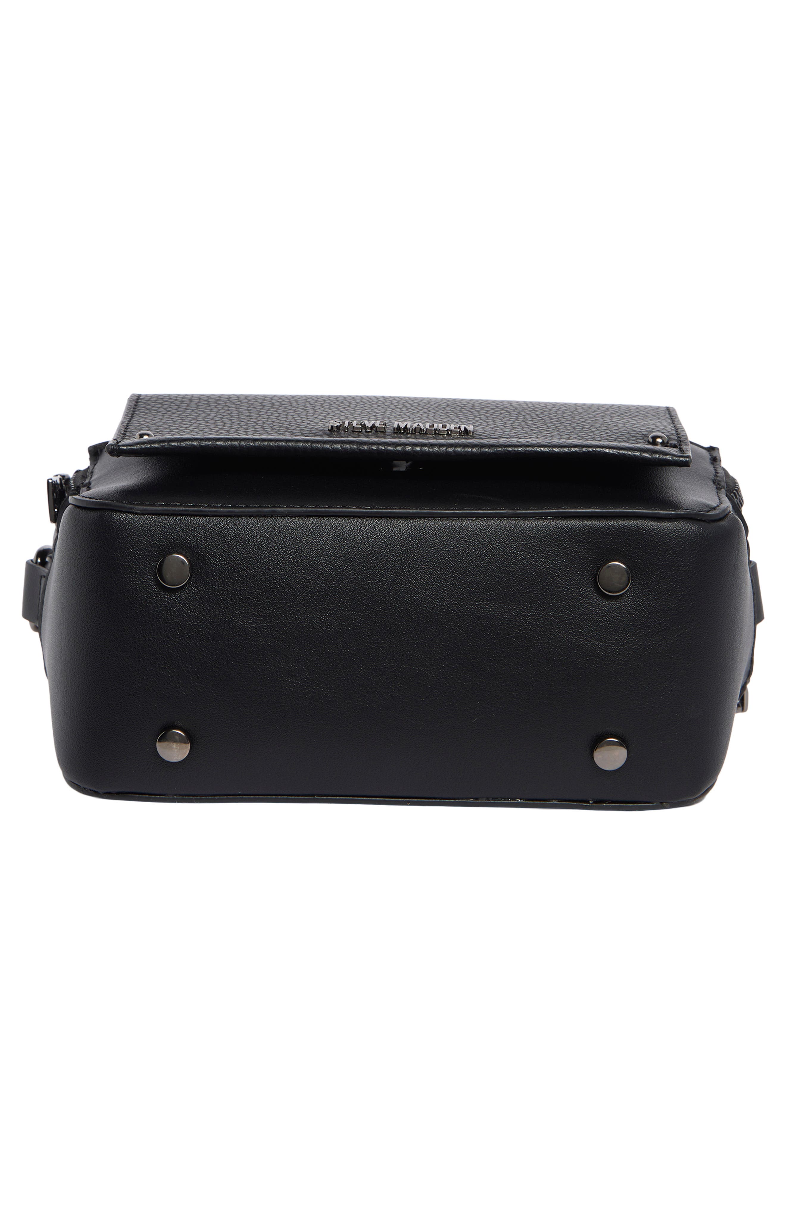 Steve Madden Clarke Crossbody Bag, Alternate, color, Black Pebble