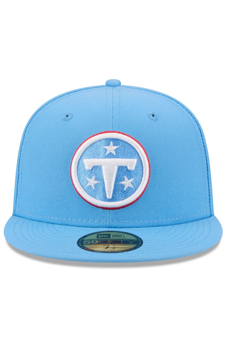Men's New Era  Light Blue Tennessee Titans  59FIFTY Fitted Hat, Alternate, color, Light Blue