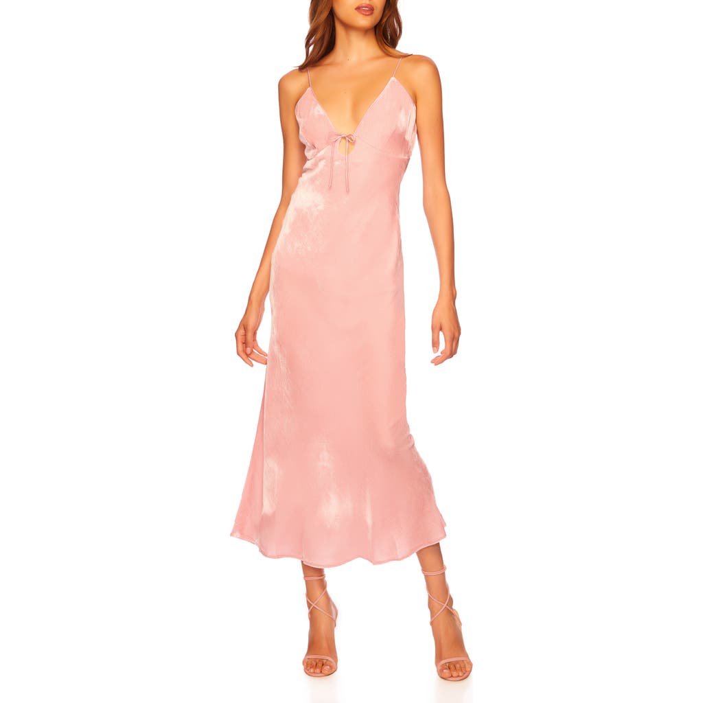 Susana Monaco Velvet Slipdress In Ballet Slipper