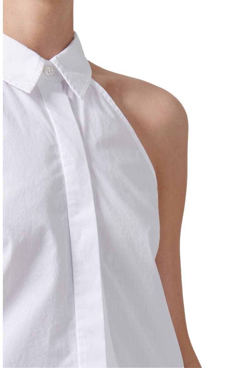 Adeline Sleeveless Button-Up Top, Alternate, color, OPTIC WHITE