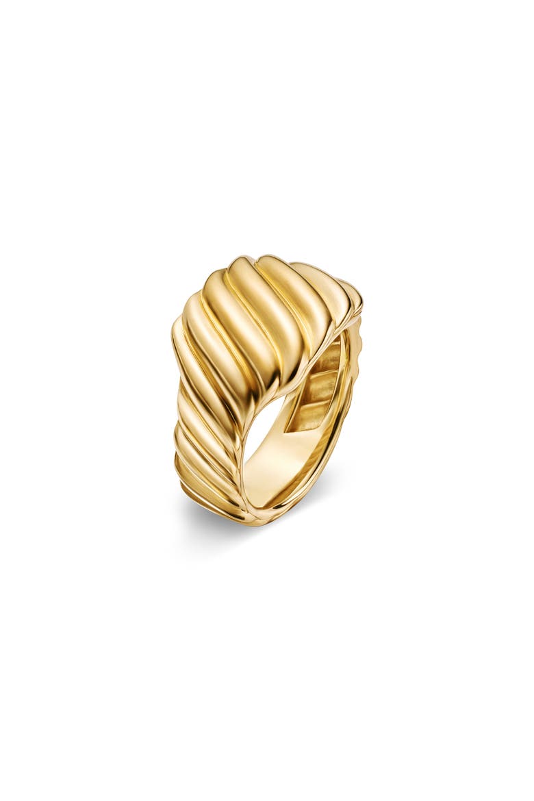 Sculpted Cable Contour Ring, Alternate, color, 18K YELLOW GOLD