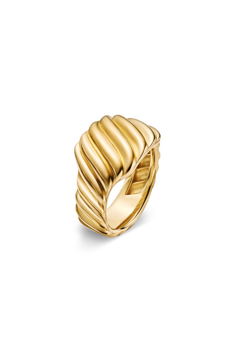 David Yurman Sculpted Cable Contour Ring, Alternate, color,