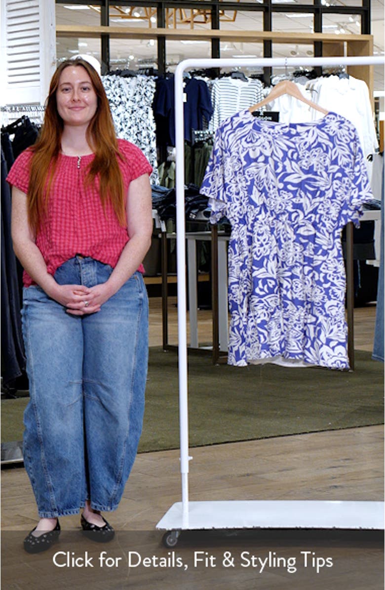 Floral Print Minidress, sales video thumbnail