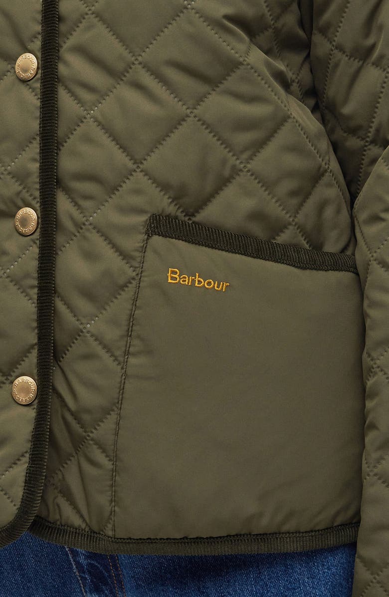 Barbour Gosford Quilted Jacket, Alternate, color, Army Green
