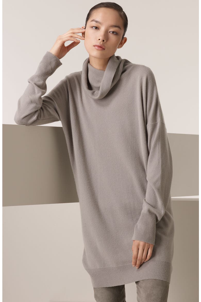Cashmere Turtleneck Tunic, Main, color, MINK