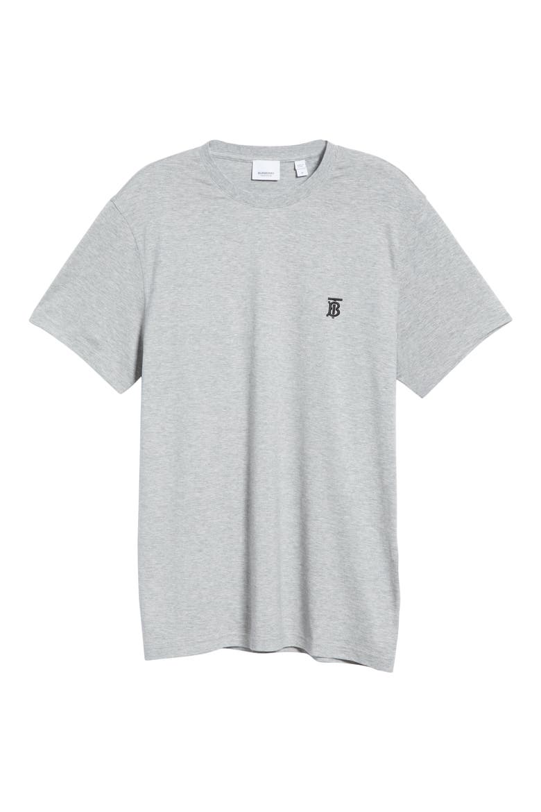 Parker Embroidered Logo T-Shirt, Alternate, color, PALE GREY MELANGE
