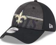 New Era Men's New Era Black New Orleans Saints 2023 NFL Training Camp 39THIRTY Flex Fit Hat