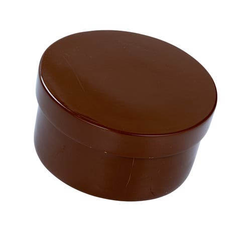 Round Lacquered Container with Lid