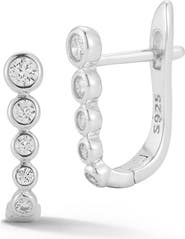 GLAZE JEWELRY Pavé Oval Hoop Earrings