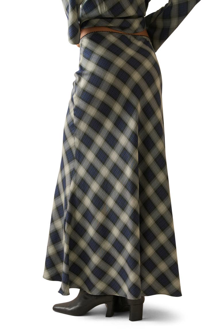 Otto Maxi Skirt, Alternate, color, BLUE