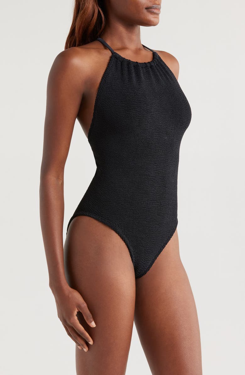 Hunza G Portia One-Piece Swimsuit, Alternate, color,