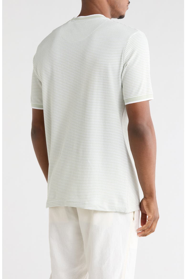 Textured Crewneck T-Shirt, Alternate, color, LIGHT GREEN