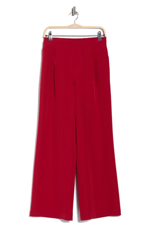 Gemma + Jane Pull-on Wide Leg Pants In Red