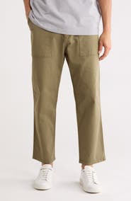 HUGO Giore Straight Leg Stretch Cotton Trousers