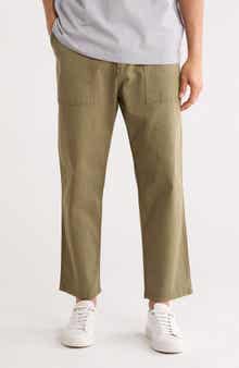 HUGO Giore Straight Leg Stretch Cotton Trousers