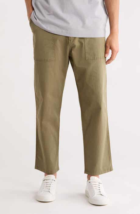 HUGO Giore Straight Leg Stretch Cotton Trousers