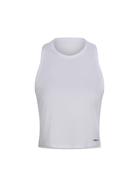 Cropped Racer Back Tank