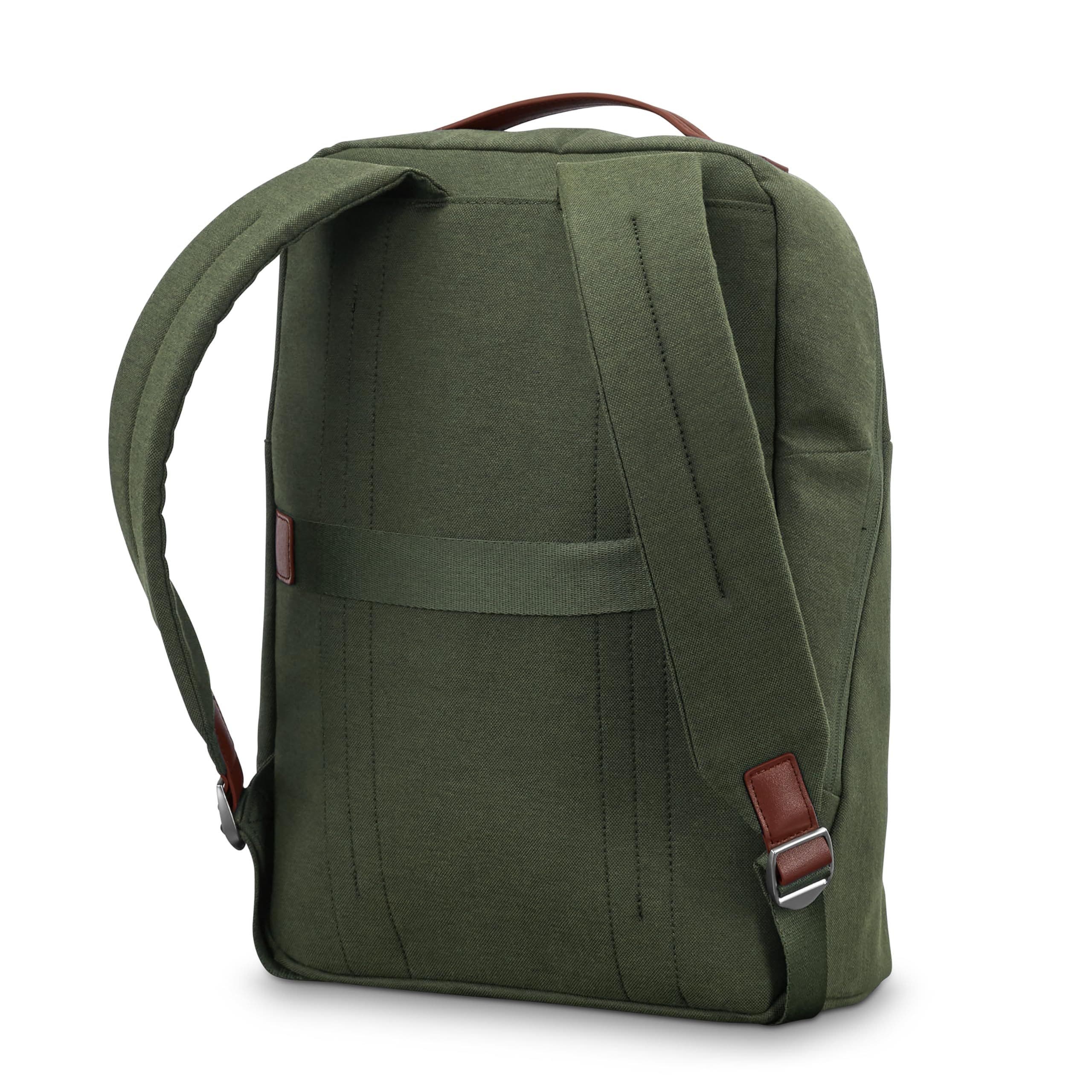 Samsonite Virtuosa Carry-On Travel Backpack with Padded Laptop Sleeve, Alternate, color, Pine Green