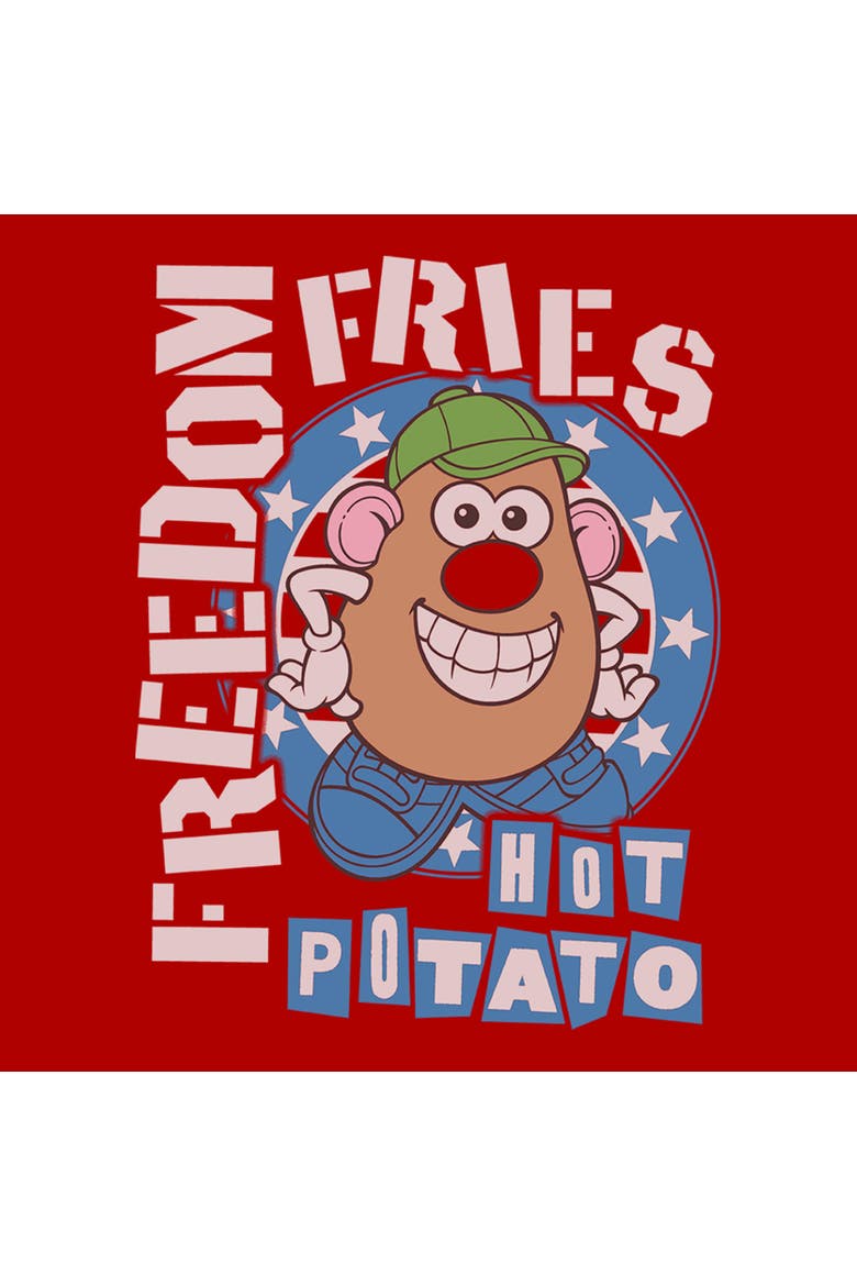 Junior's Freedom Fries T-Shirt, Alternate, color, Red