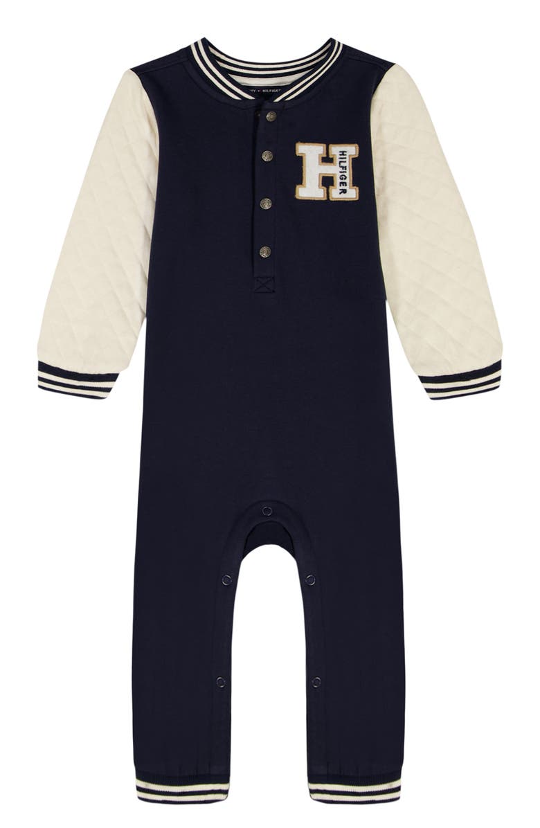 Tommy Hilfiger Banded Collar Coverall, Main, color,